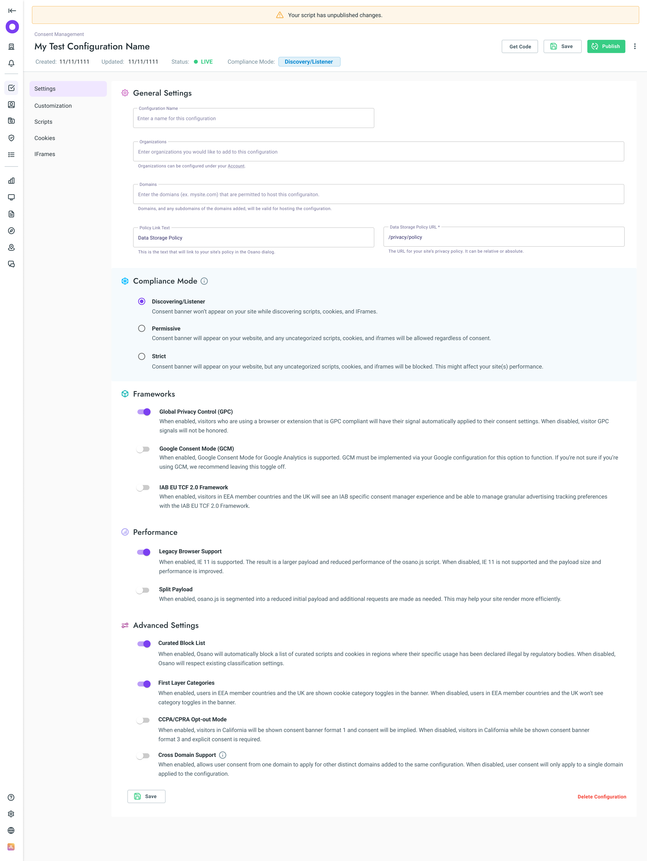 AI Assisted Classifications of Cookies and Scripts
